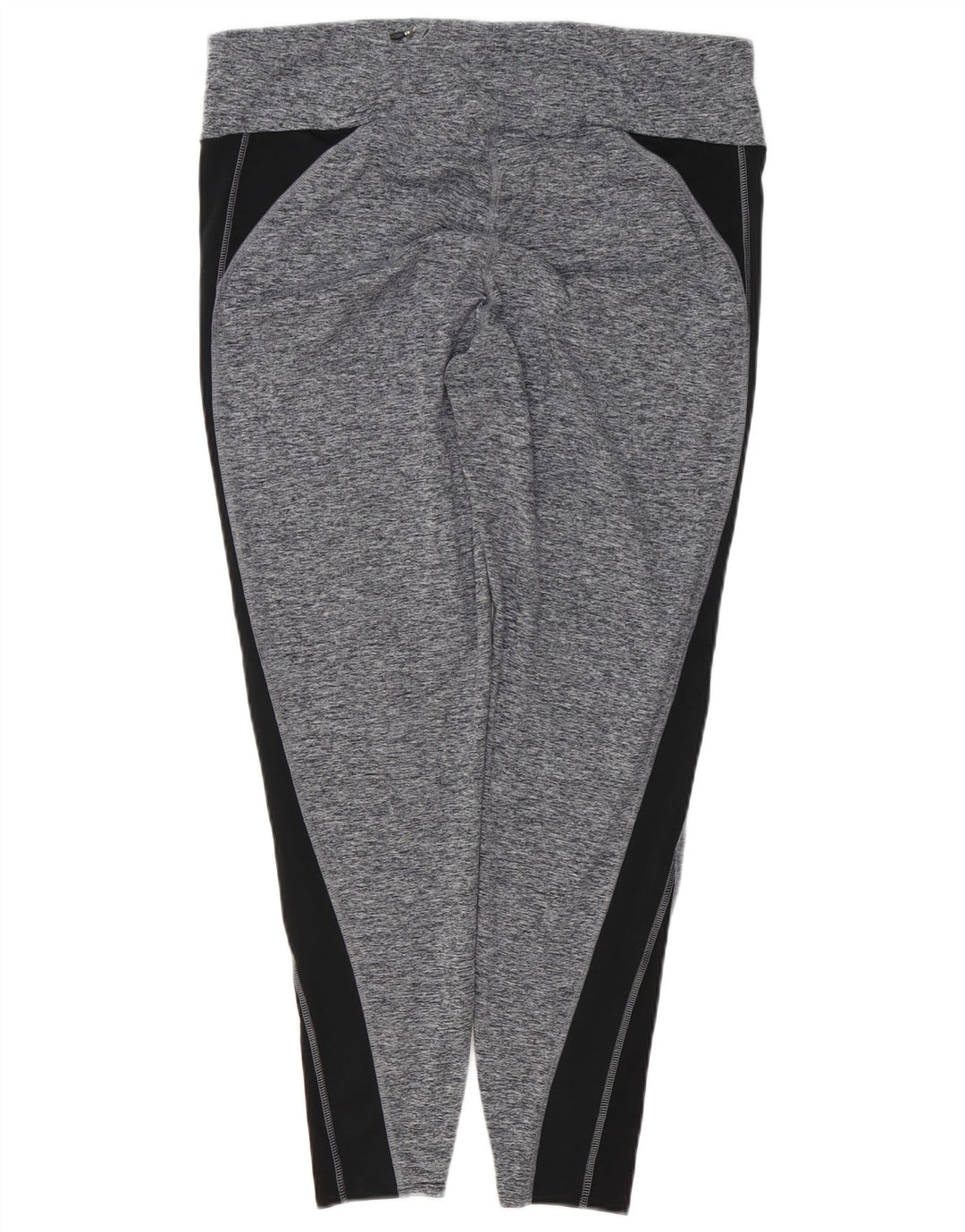 MARKS & SPENCER Damen Leggings UK 18 XL Graues Colourblock-Polyester