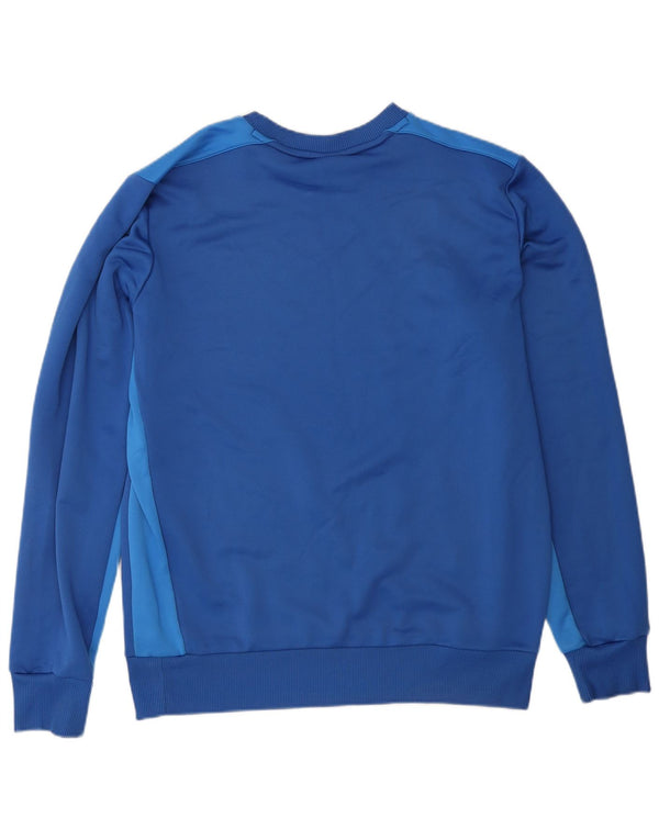 UMBRO Herren-Sweatshirt-Pullover, groß, blau, Farbblock