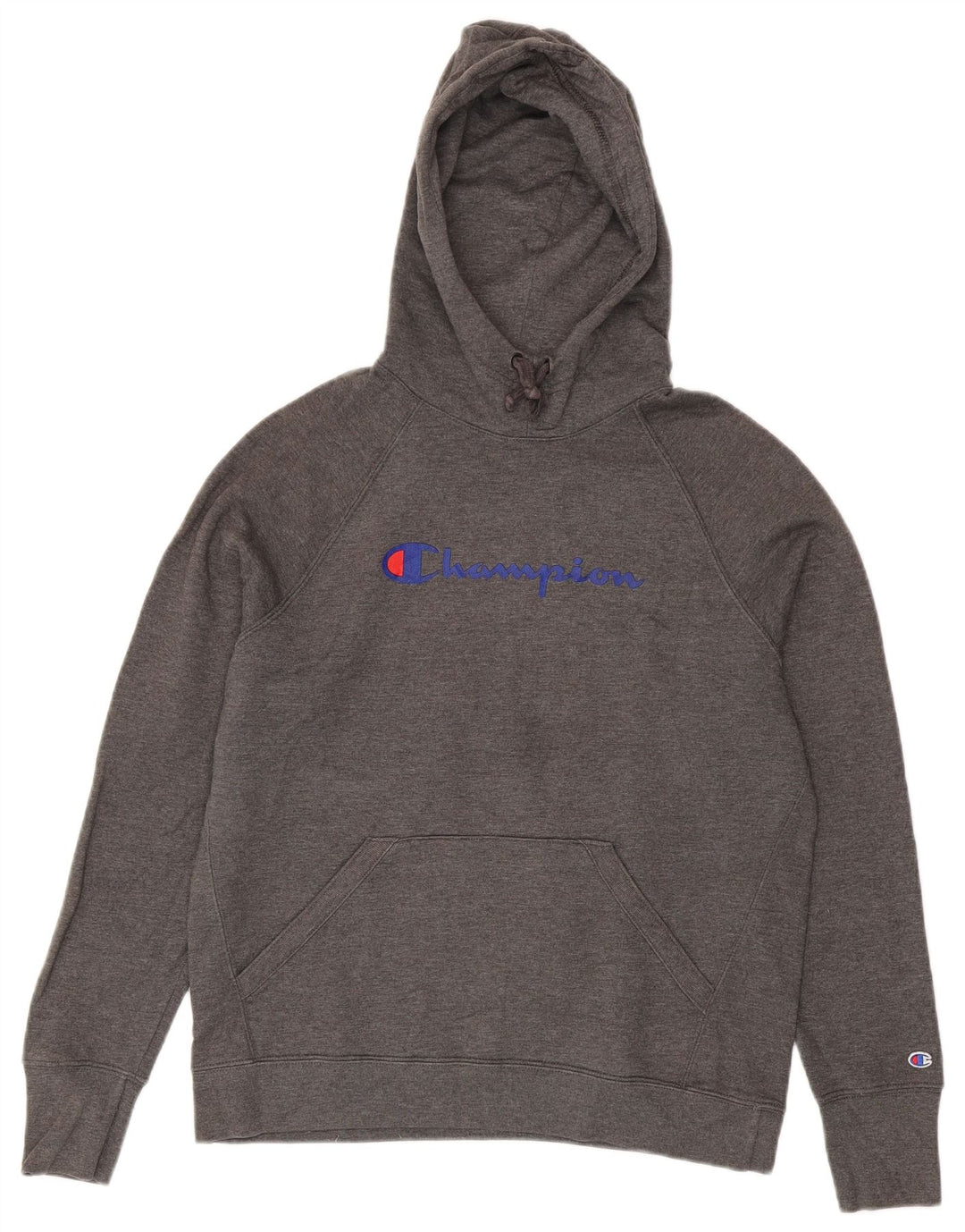 Champion Damen Graphic Hoodie Pullover UK 14 Mittelgrau