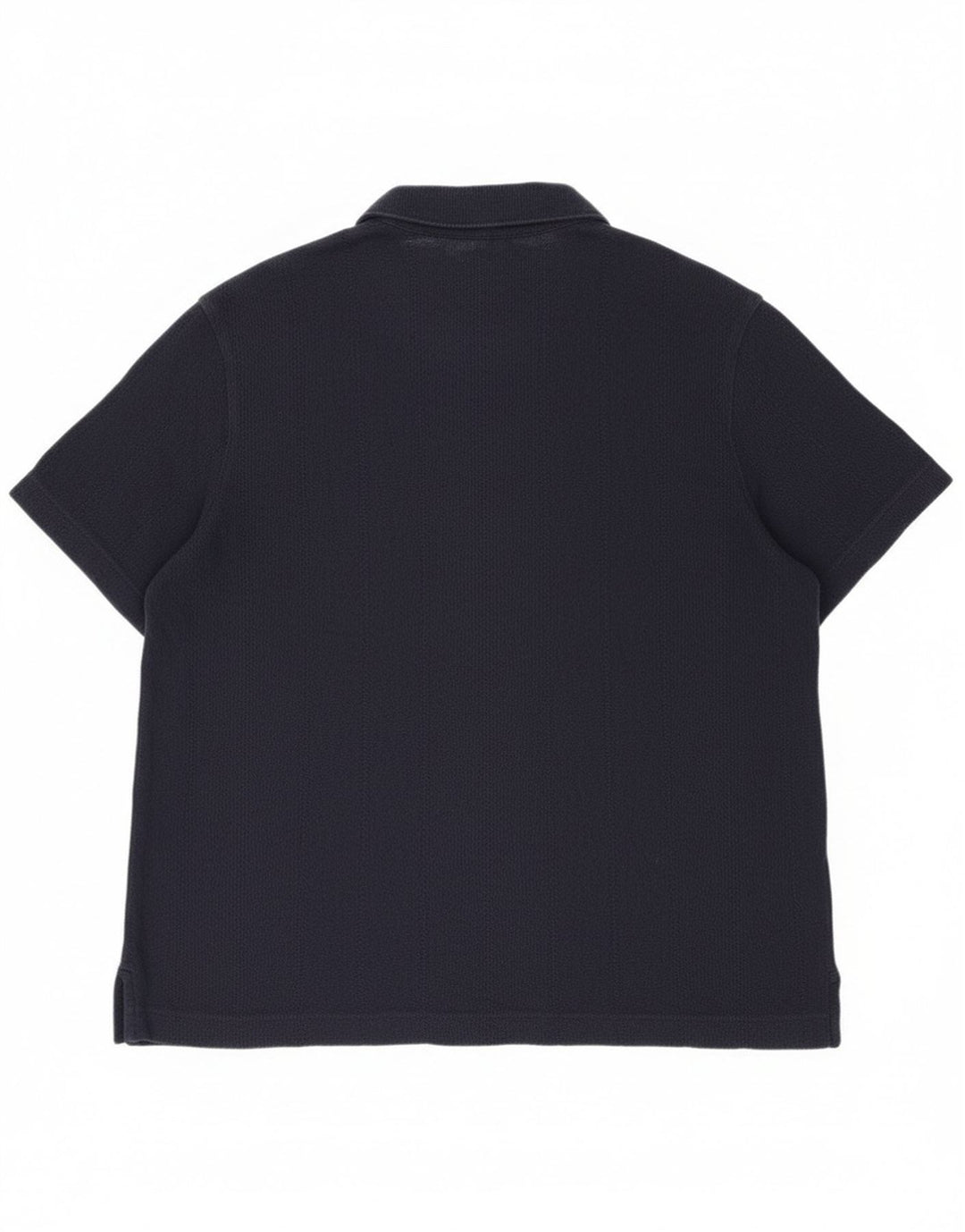 Marks & Spencer Herren Kurzarmhemd 2XL Marineblau Baumwolle
