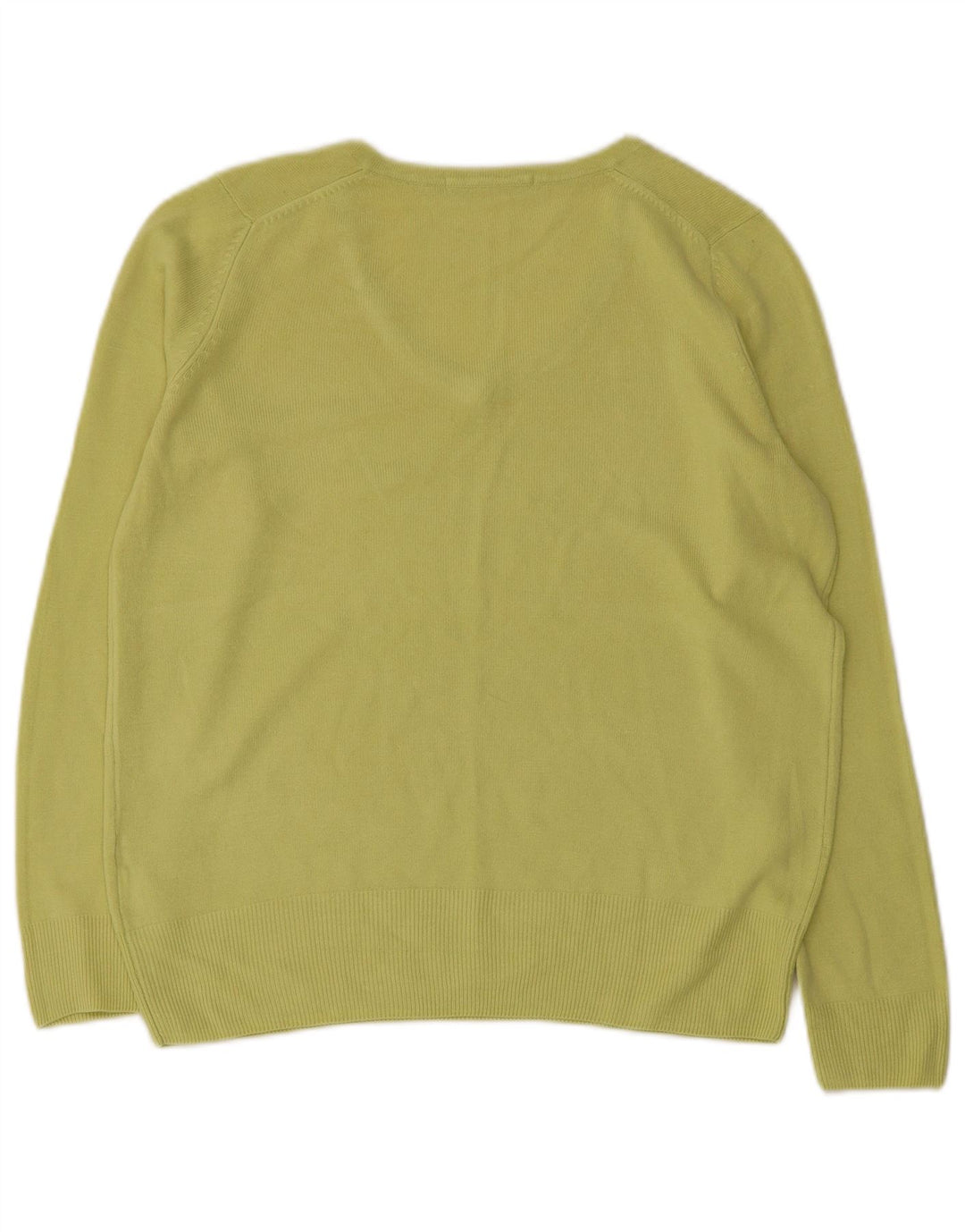 Marks & SPENCER Damen-Pullover, übergroß, V-Ausschnitt, Gr. 10, Größe S, Grün
