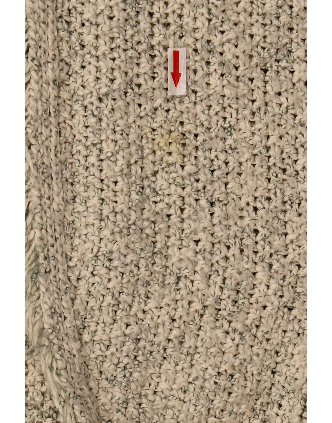 Offener Strickjackenpullover für Damen von Zara, UK 14, Mittelbeige meliert