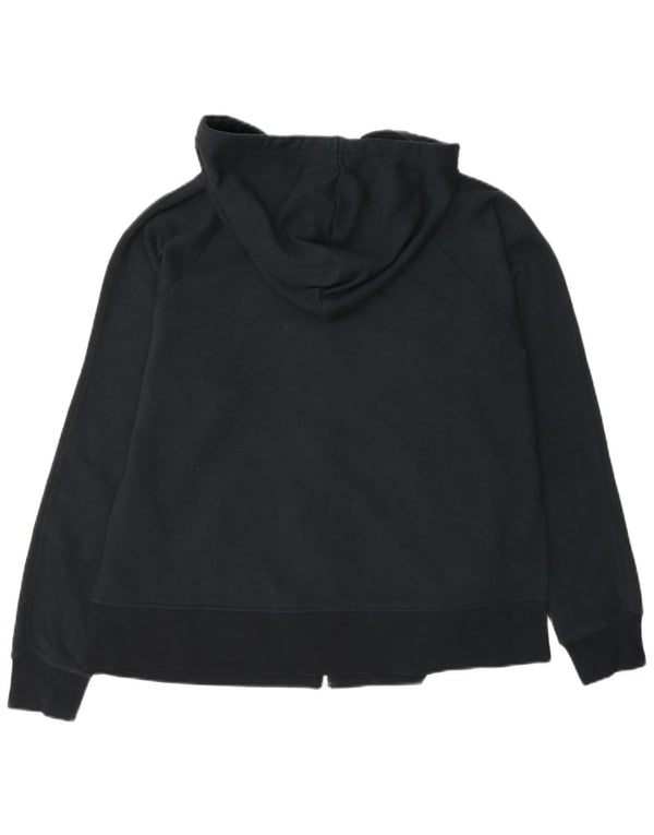Nike Damen Dri Fit Übergroßer Kapuzenpullover mit Reißverschluss, Gr. 10, Marineblau