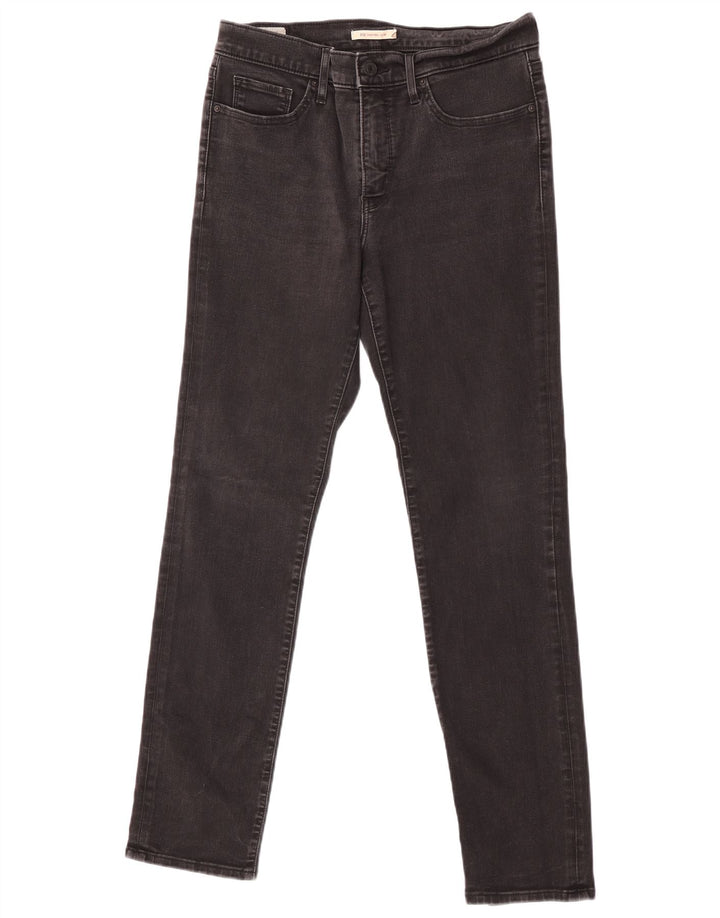 Levi's Damen 312 Shaping Slim Jeans W30 L32 Schwarze Baumwolle