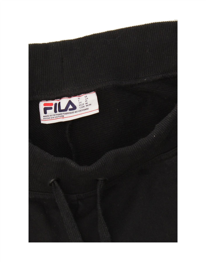 FILA Mens Tracksuit Trousers Joggers Medium  Black Cotton Vintage Fila and Second-Hand Fila from Messina Hembry 
