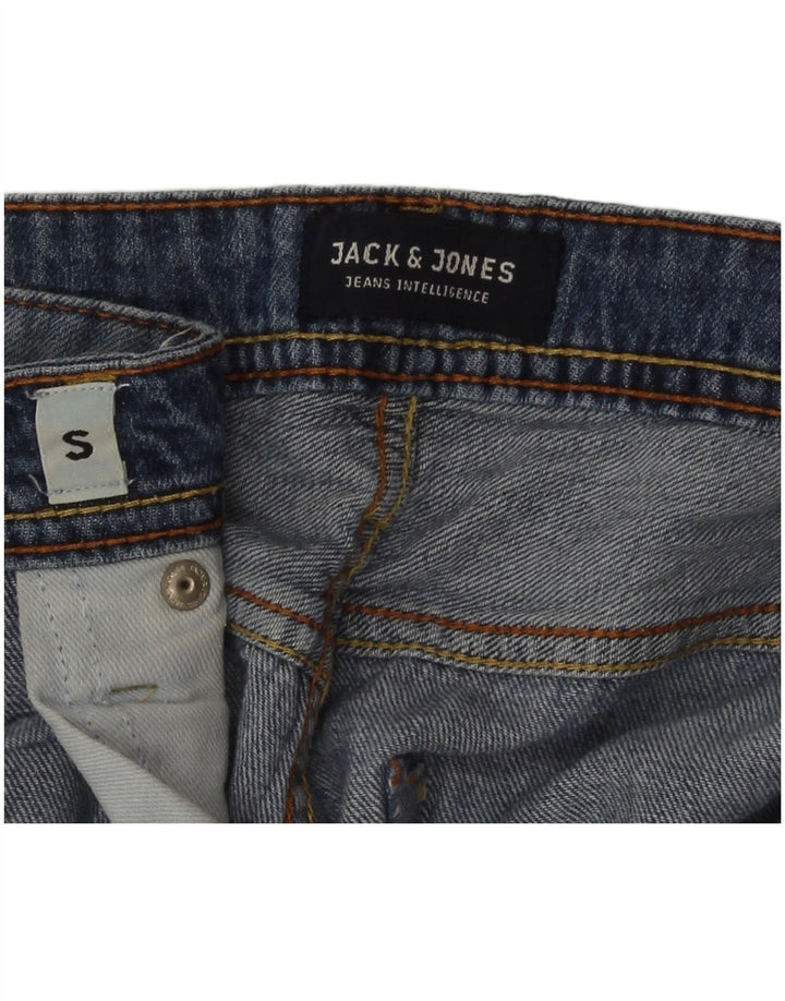 Jack & Jones Herren-Jeansshorts mit normaler Passform, Größe S, W30, Blau