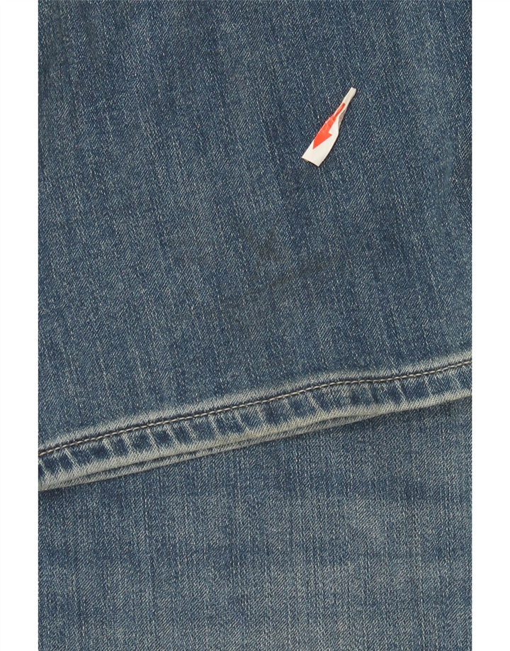 Marks & Spencer Herren Straight Jeans W34 L31 Blaue Baumwolle