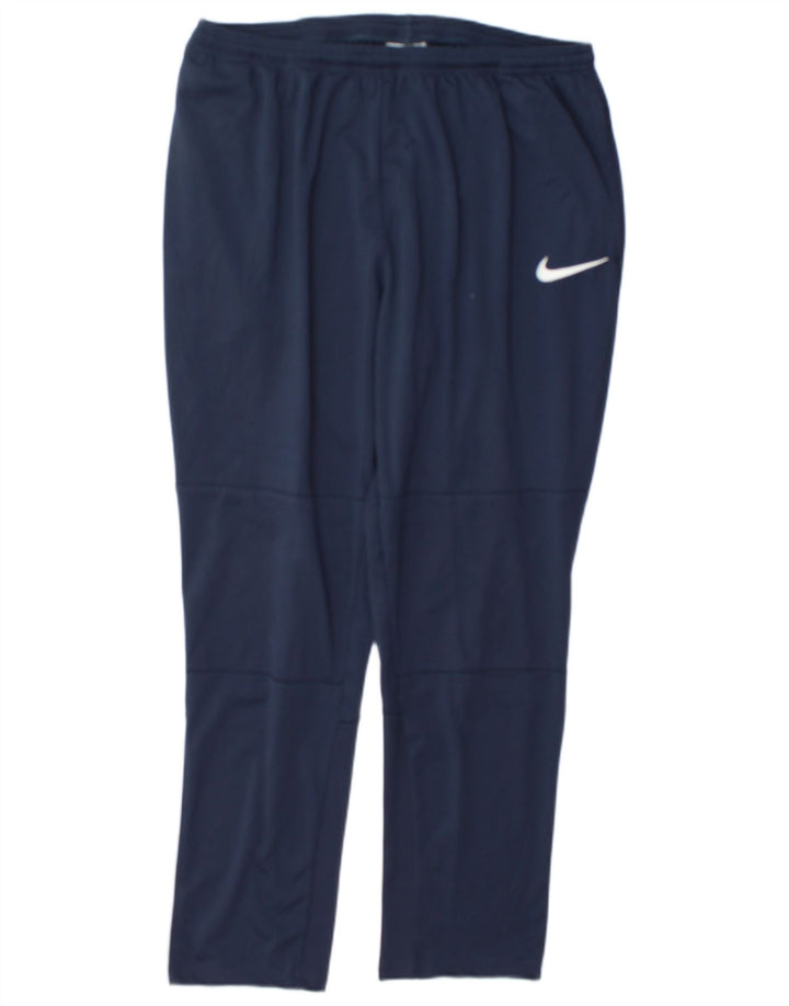 Nike Herren Dri Fit Trainingshose XL Marineblau Polyester
