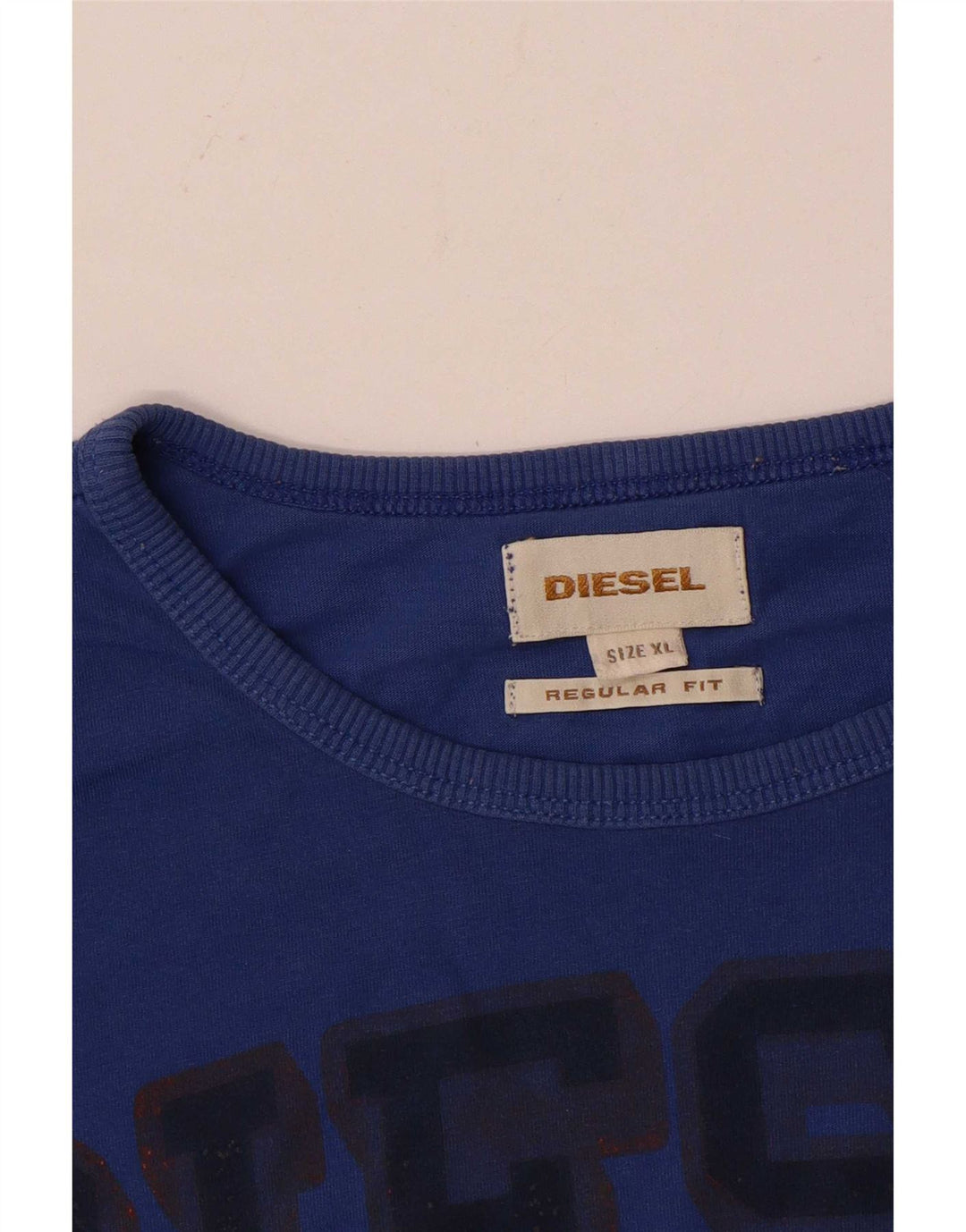 Diesel Herren Regular Fit Graphic T-Shirt Top XL Blau