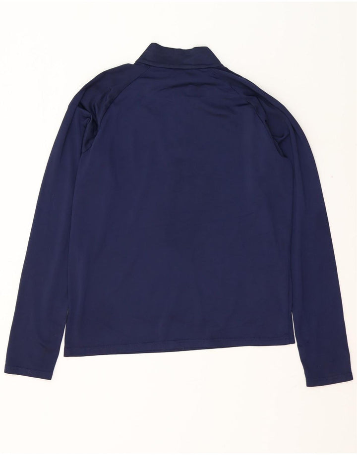 PUMA Herren-Pullover-Trainingsoberteil mit Reißverschluss, mittelgroß, Marineblau