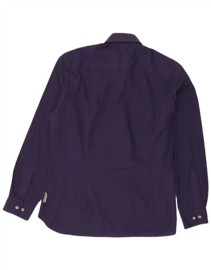French Connection Herrenhemd XL Marineblau aus Baumwolle