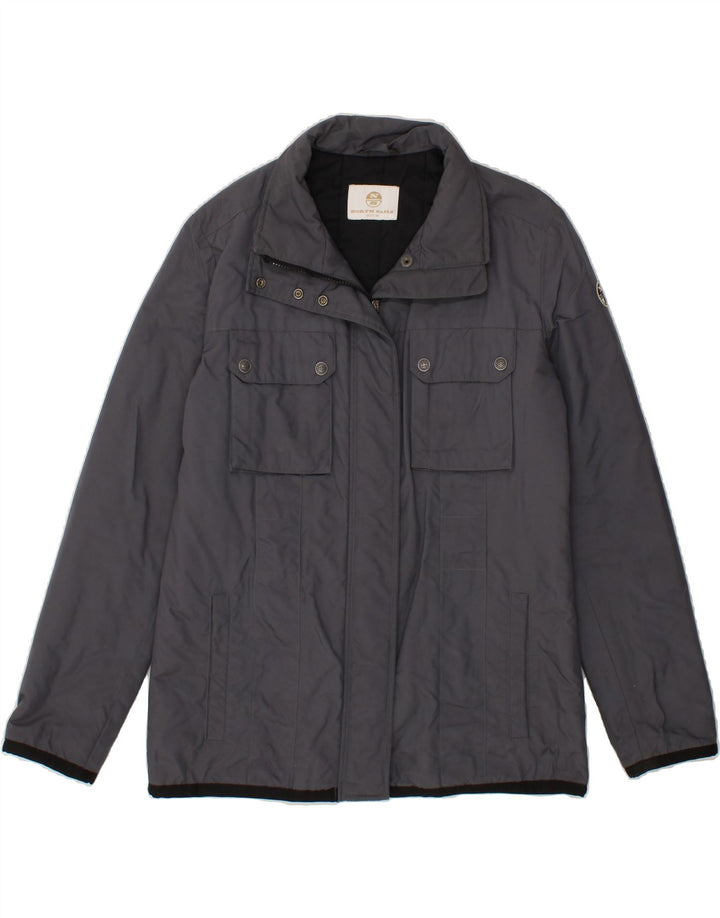 NORTH SAILS Womens Windbreaker Jacket UK 14 Medium Grey Polyamide Vintage North Sails and Second-Hand North Sails from Messina Hembry 