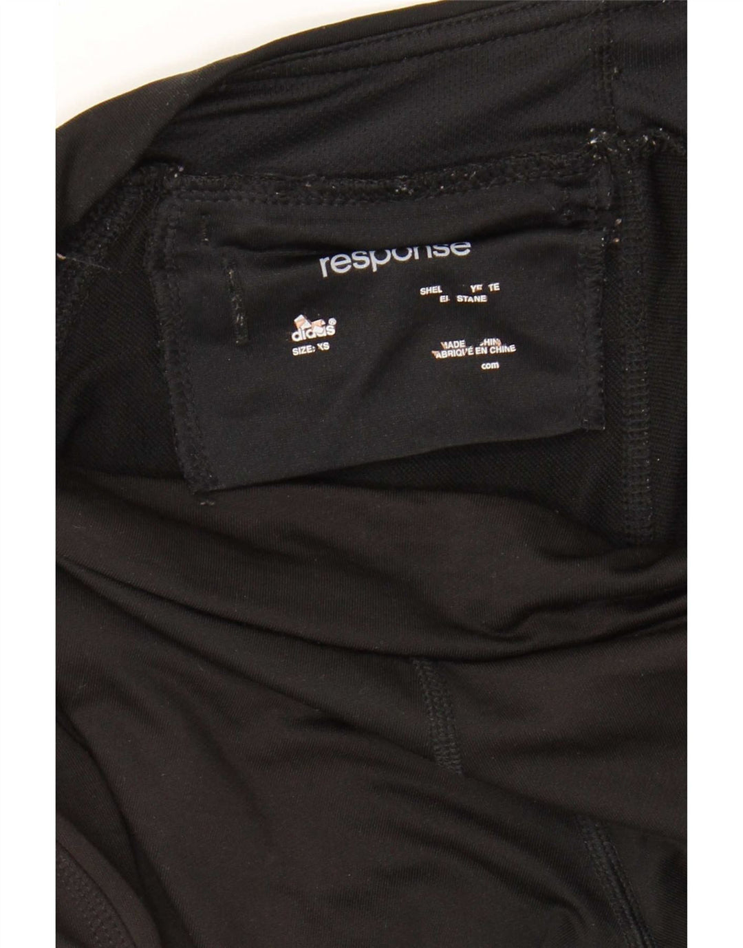 Adidas Damen Response Leggings UK 6 XS Schwarz Polyester