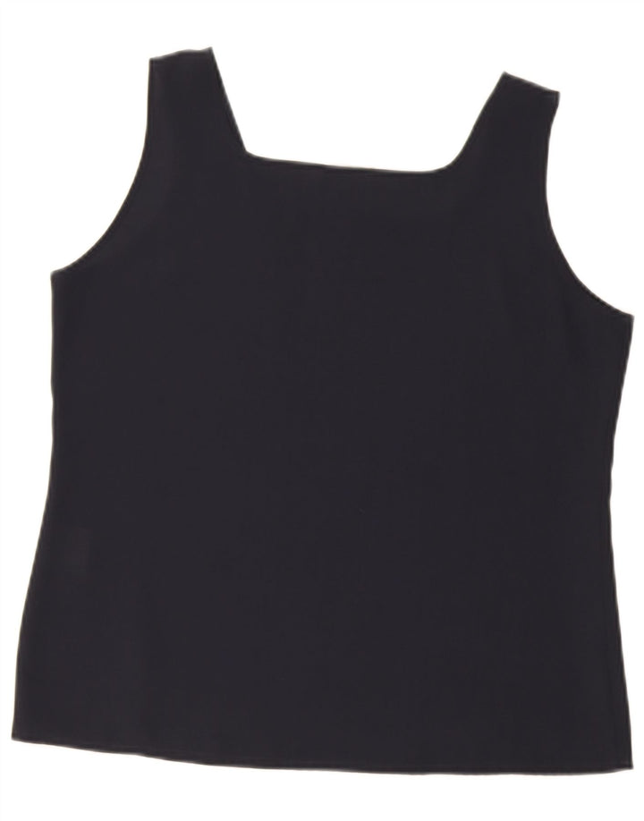 Sommermann Damen Weste Top UK 14 Large Marineblau Polyester