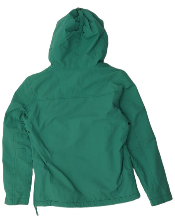 Napapijri Herren Geographic Graphic Hooded Anorak Jacke UK 38 Mittelgrün