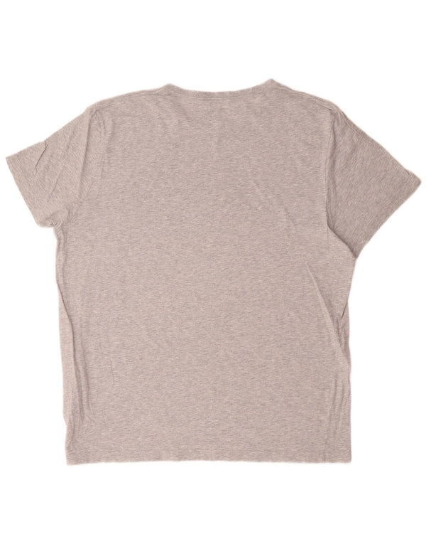 Puma Mens Graphic T-Shirt Top 2XL Grey Cotton