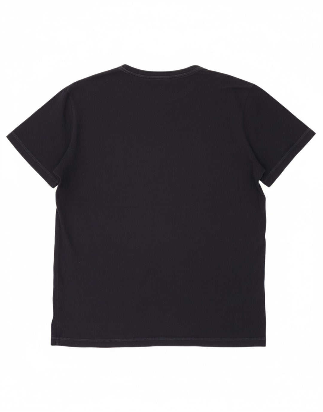 CONVERSE Mens Graphic T-Shirt Top Large Navy Blue Cotton
