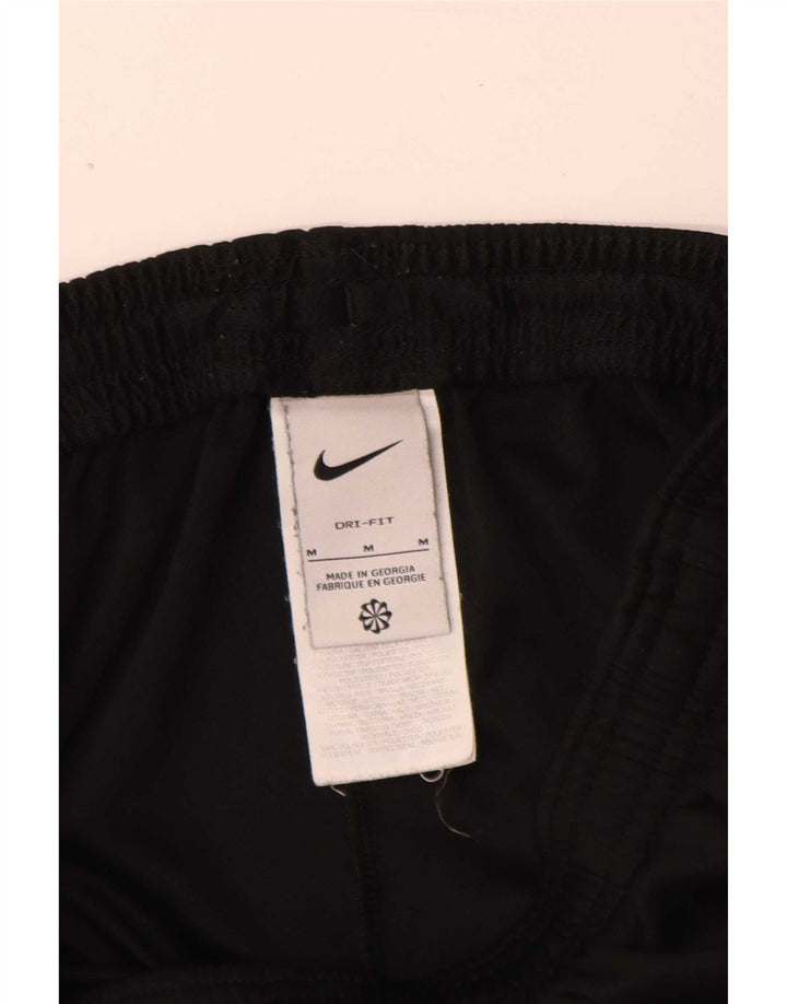 Nike Herren Dri Fit Trainingshose Mittelschwarzes Colourblock-Polyester