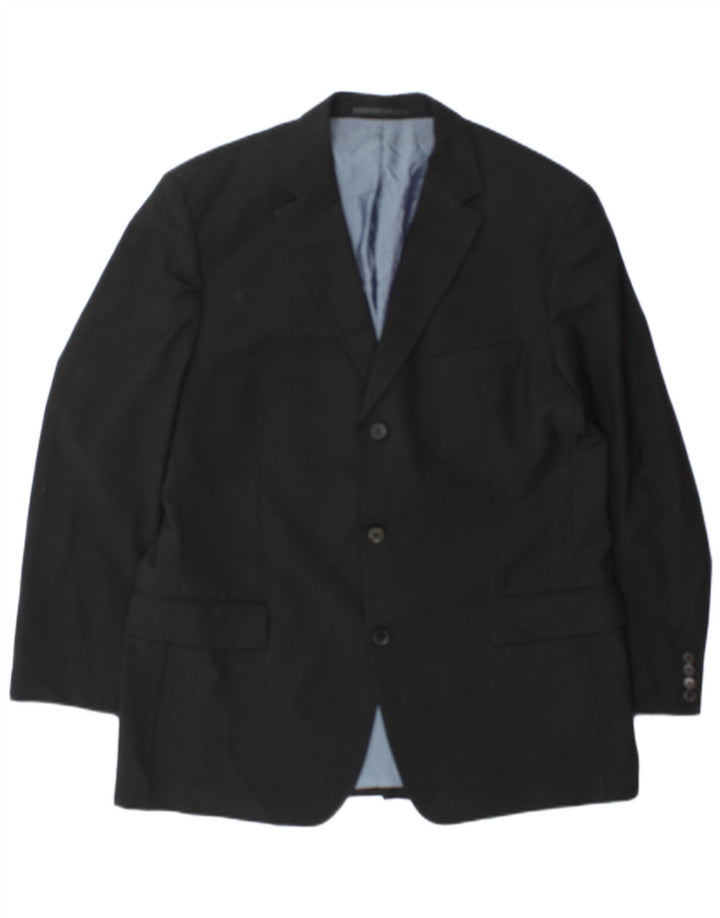 Hugo Boss Herren 3-Knopf-Blazerjacke UK 44 2XL Schwarz