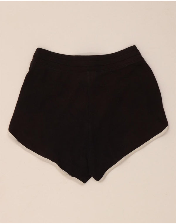 Champion Damen Sportshorts UK 8 Small Schwarz Baumwolle