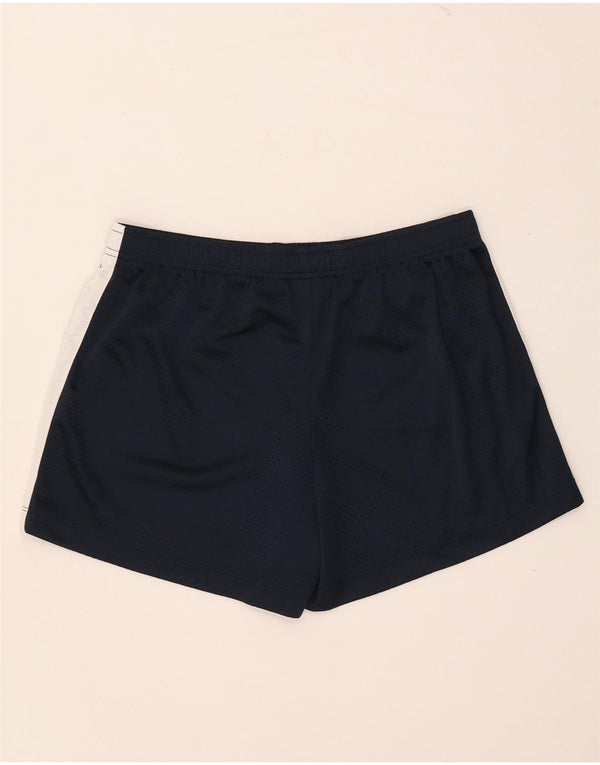Nike Damen-Sportshorts US 12/14, groß, marineblaues Farbblock-Polyester