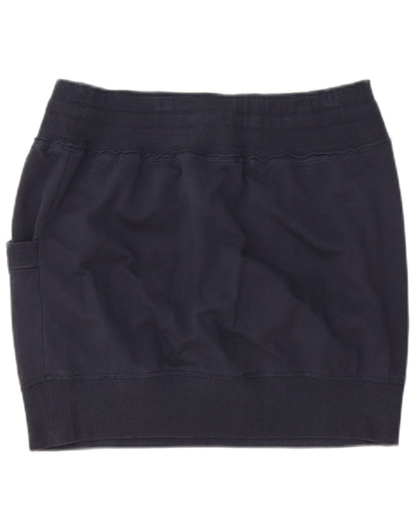 Benetton Damen Minirock W32 Large Marineblau