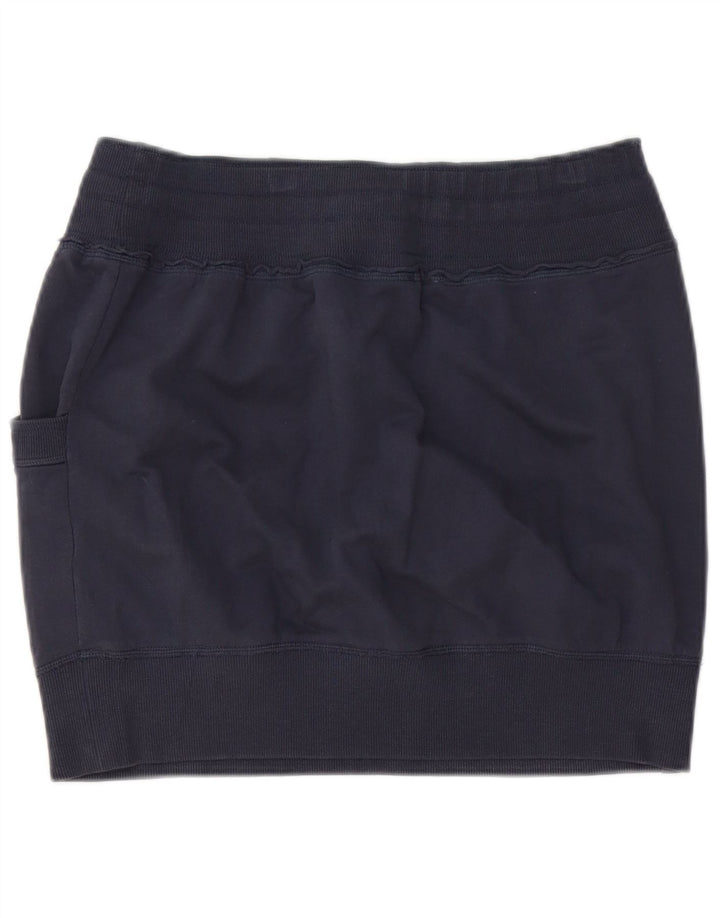 Benetton Damen Minirock W32 Large Marineblau