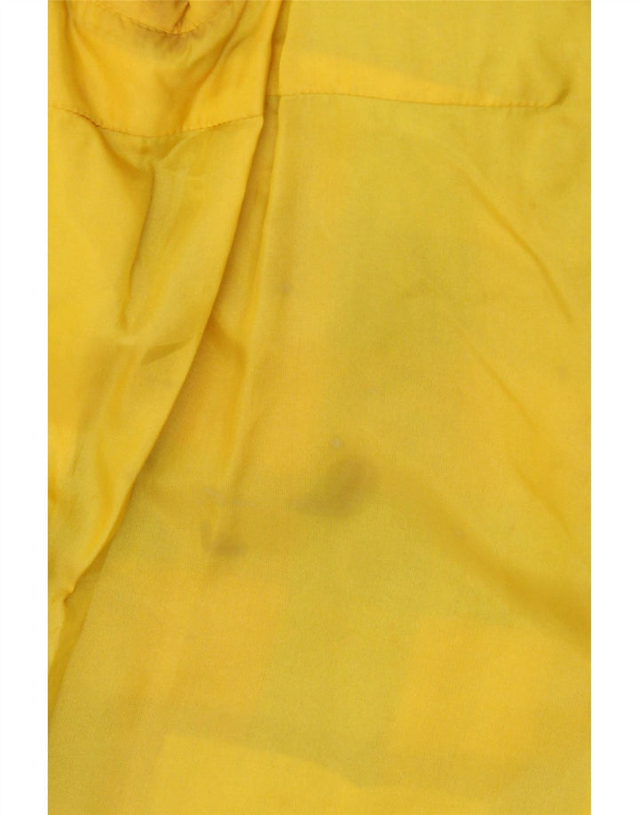 Vintage Damen Zweireihiger Mantel UK 14 Medium Mehrfarbig Gingham