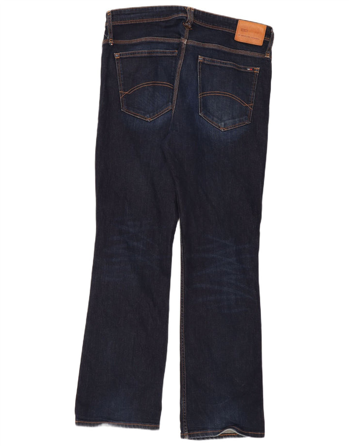 Tommy Hilfiger Herren Bootcut Jeans W38 L34 Marineblau Baumwolle