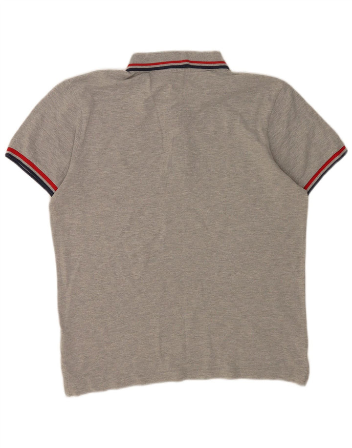 Fila Herren-Poloshirt aus mittelgrauer Baumwolle
