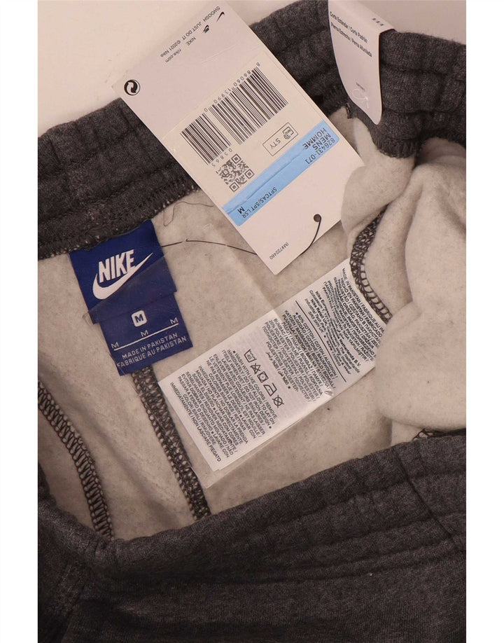 Nike Herren-Trainingsanzug-Hose mit Standard-Passform, mittelgrau meliert