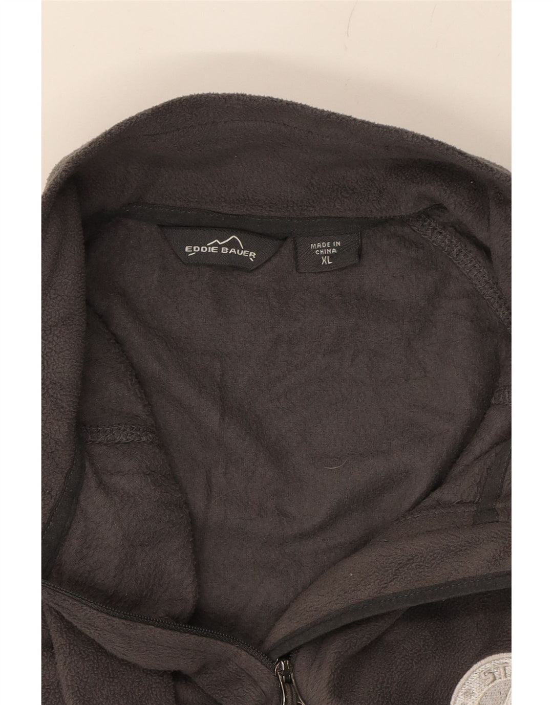 EDDIE BAUER Womens Fleece Jacket UK 18 XL Grey Polyester Vintage Eddie Bauer and Second-Hand Eddie Bauer from Messina Hembry 