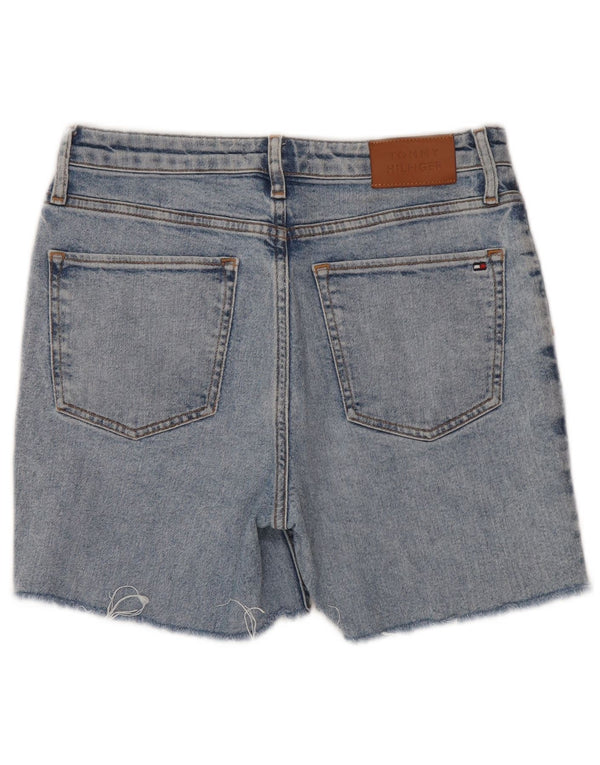 Tommy Hilfiger Damen Jeansshorts W29 Mittelblau Klassisch