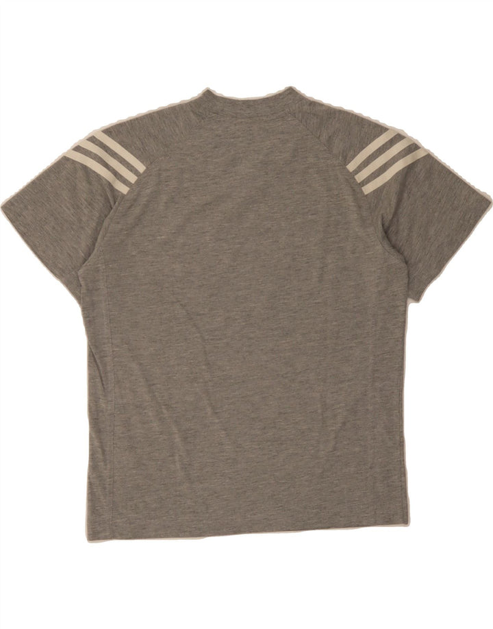 ADIDAS Boys T-Shirt Top 9-10 Years Grey Cotton Vintage Adidas and Second-Hand Adidas from Messina Hembry 