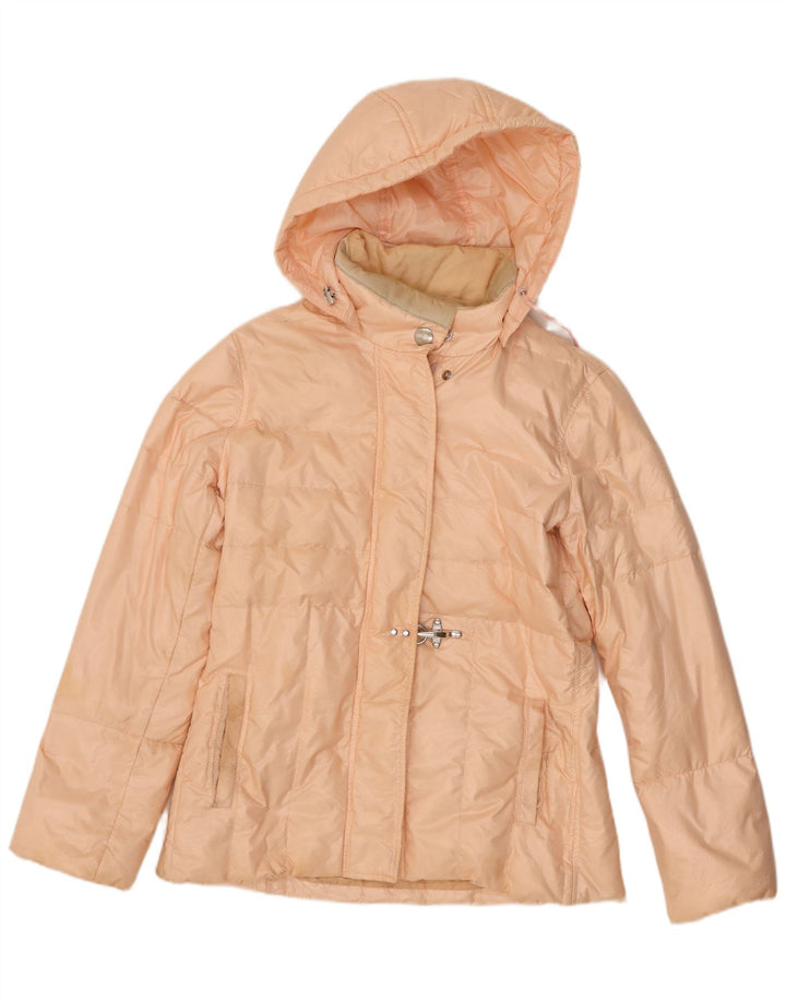 Fay Wattierte Damenjacke mit Kapuze, UK 14, Größe L, Rosa, Synthetik