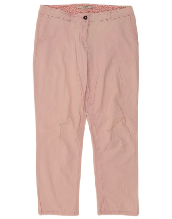 Boden Gerade Chino-Hose für Damen, UK 12, M, W32, L27, Rosa, Baumwolle