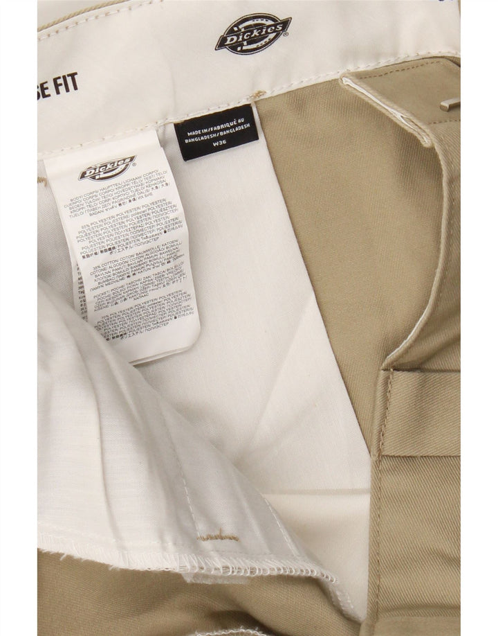 Dickies Herren-Chinoshorts mit lockerer Passform, W36, Größe L, Beige, Polyester
