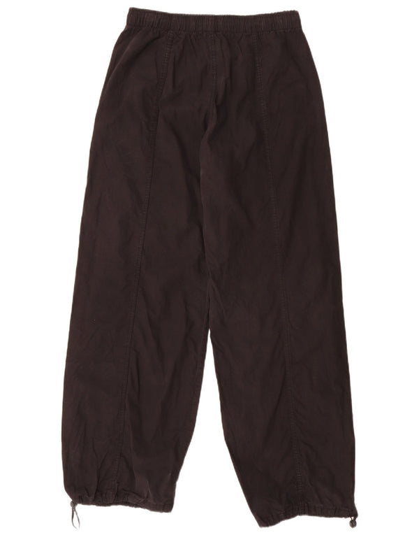 Zara Damen Loose Fit Freizeithose XS W24 L30 Schwarz