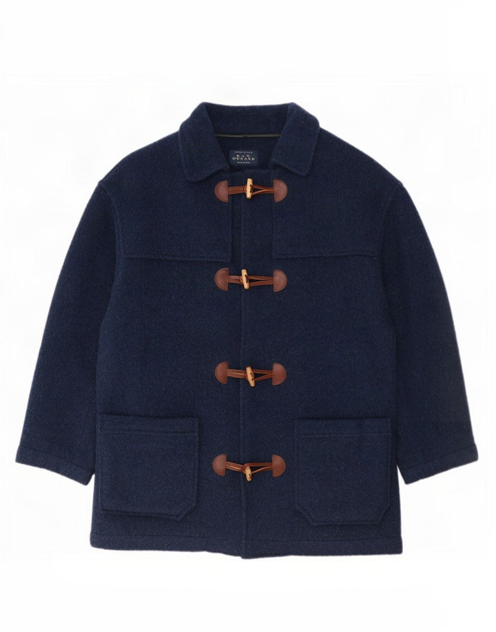 Vintage Herren Dufflecoat IT 50 Große marineblaue Wolle