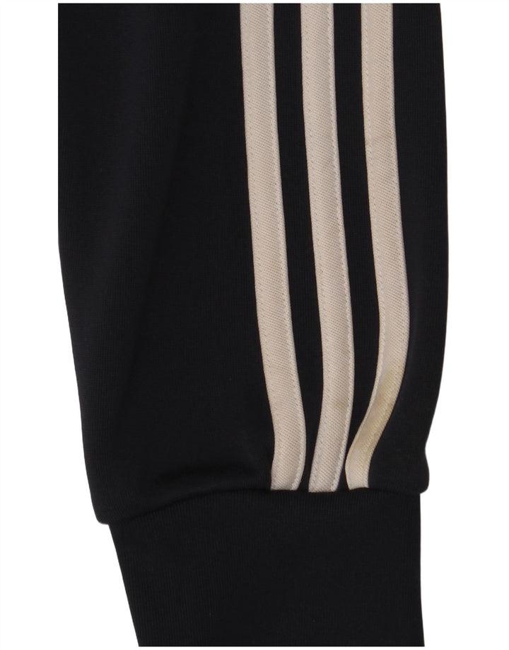 Adidas Herren-Trainingsanzug-Oberteil, große Jacke aus marineblauem Polyester