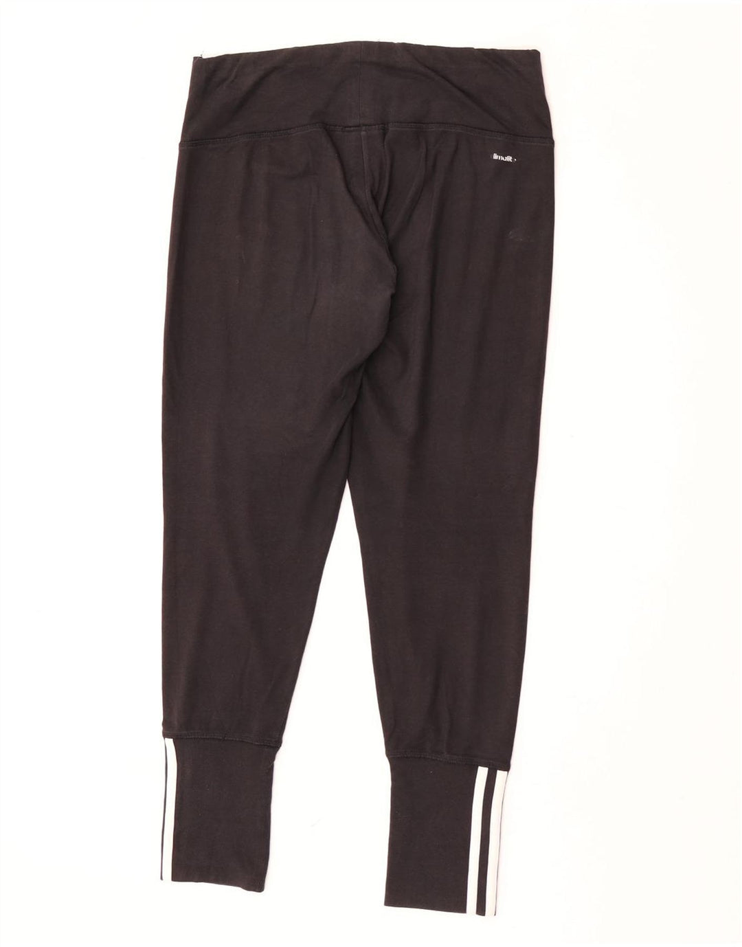 Adidas Damen Leggings UK 12/14 Mittelschwarze Baumwolle
