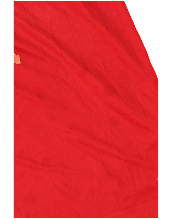 Adidas Herren Climalite Top Langarm 2XL Rot Polyester