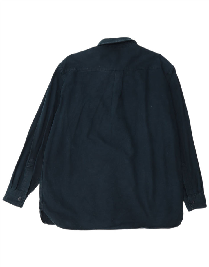 L.L.Bean Herren-Hemd, reguläre Passform, groß, marineblau, Baumwolle
