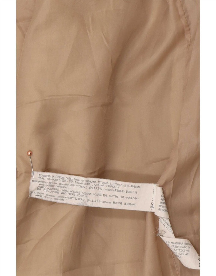 Zara Damen Übergroßer offener Mantel UK 6 XS Beige