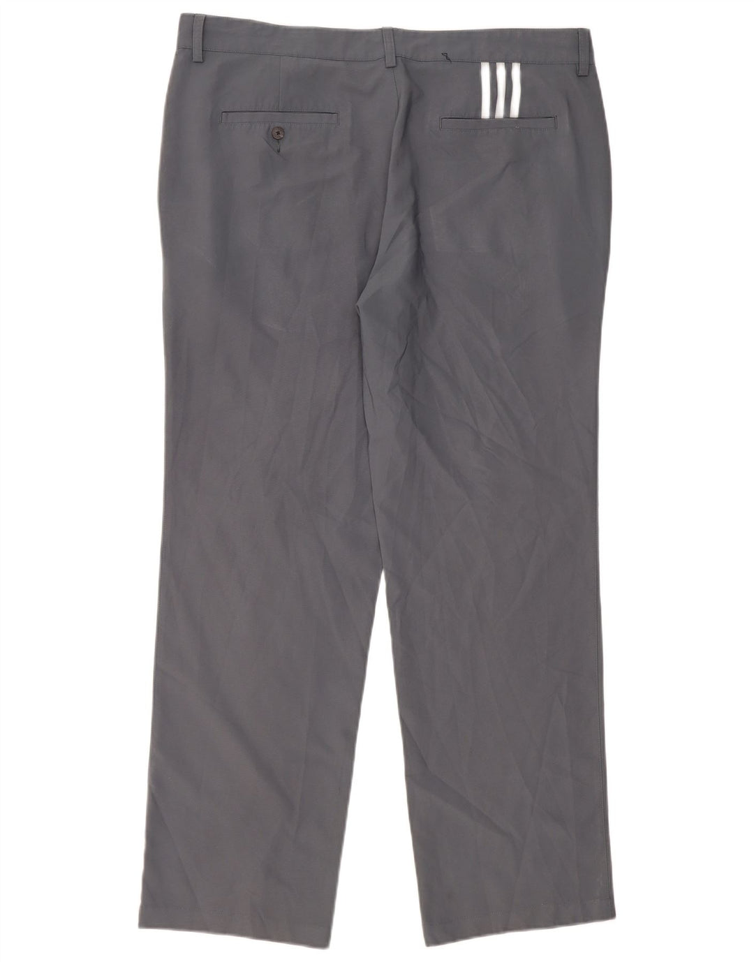Adidas Herren Climalite Straight Chino Hose W38 L32 Grau Polyester