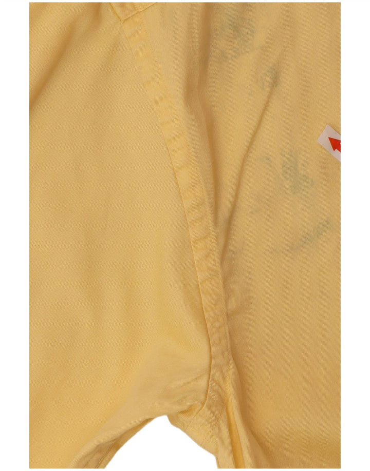 Tommy Hilfiger Herrenhemd, groß, gelbe Baumwolle