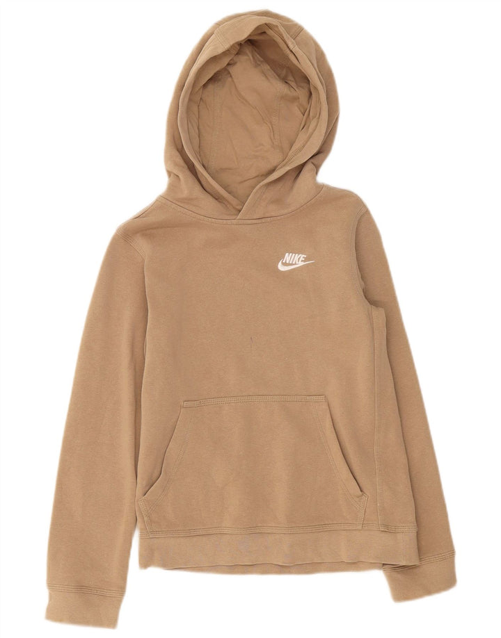 Nike Kapuzenpullover für Jungen, 10–11 Jahre, mittelbeige Baumwolle