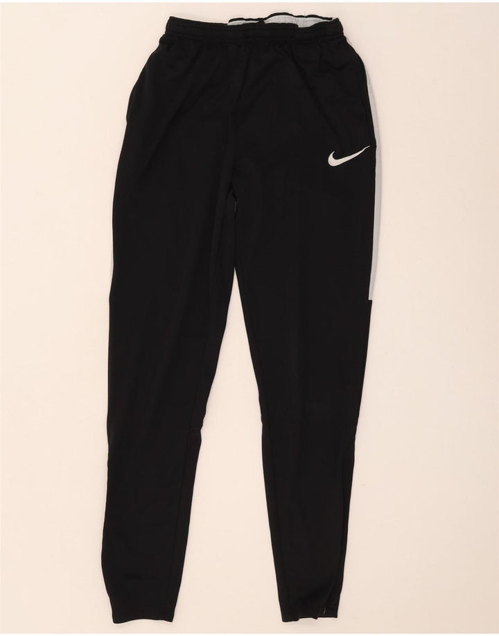 Nike Herren Dri Fit Trainingshose, Größe S, Schwarz, Colourblock-Polyester