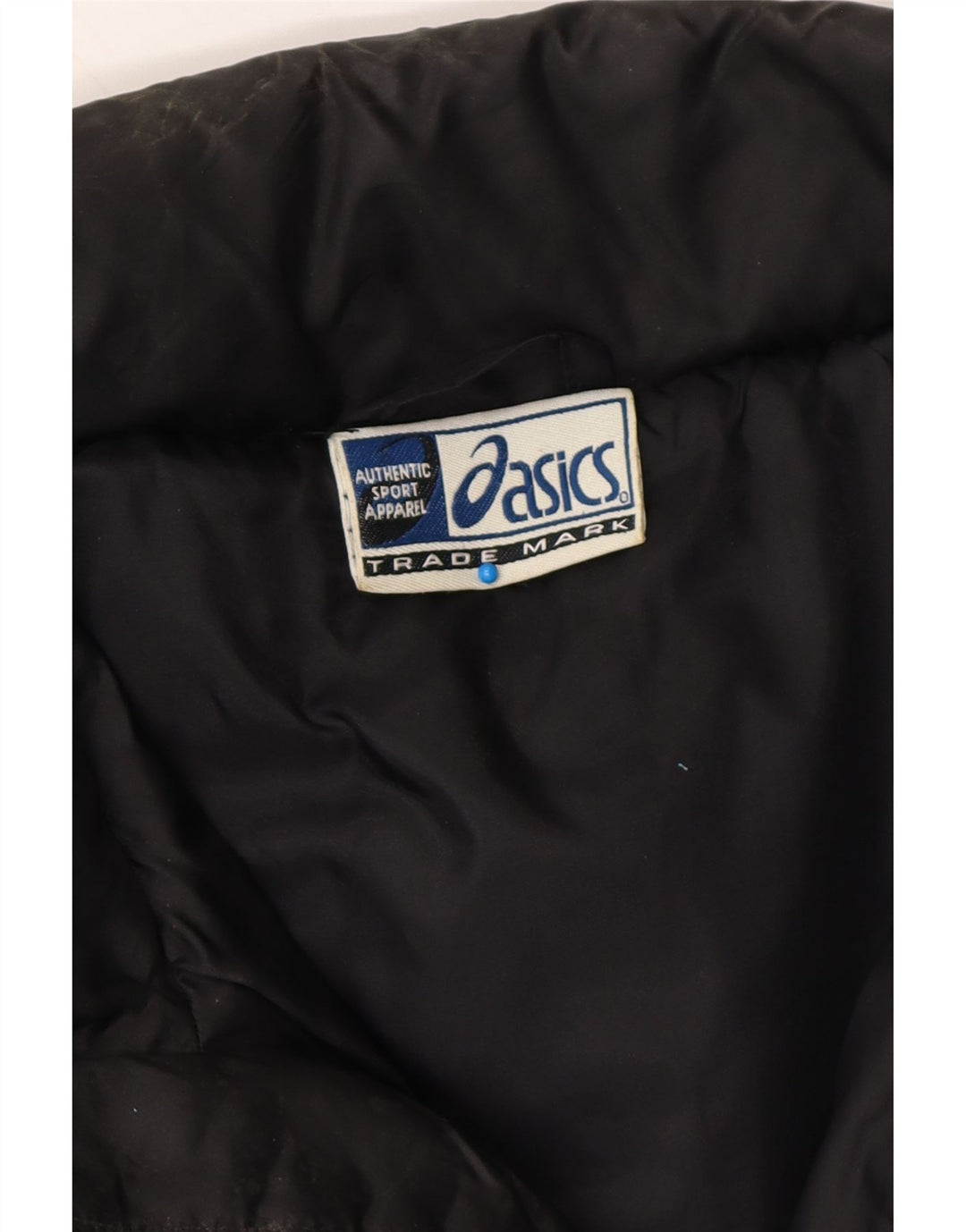 ASICS Mens Padded Jacket UK 44 2XL Black Nylon Vintage Asics and Second-Hand Asics from Messina Hembry 