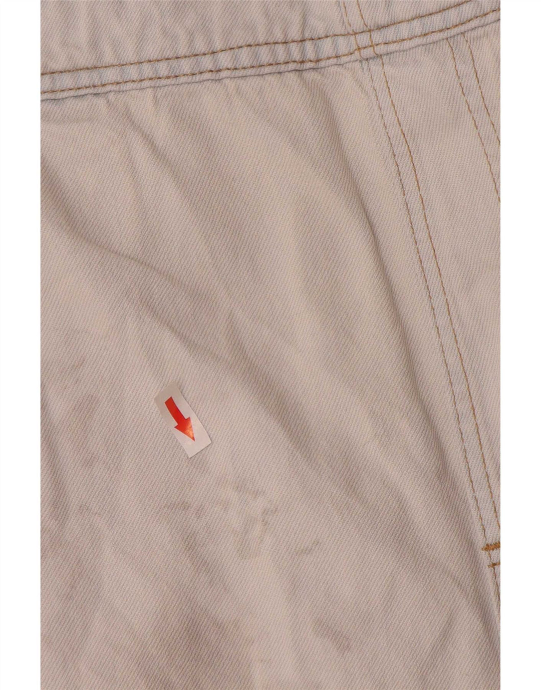 Levi's Damen-Latzhose, Denim-Shorts, Größe L, W34, Blau, Baumwolle